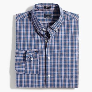 J. Crew Plaid Slim Flex Casual Shirt